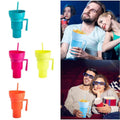 Straw Cup with Snack Compartment