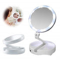 Folding LED Makeup Mirror