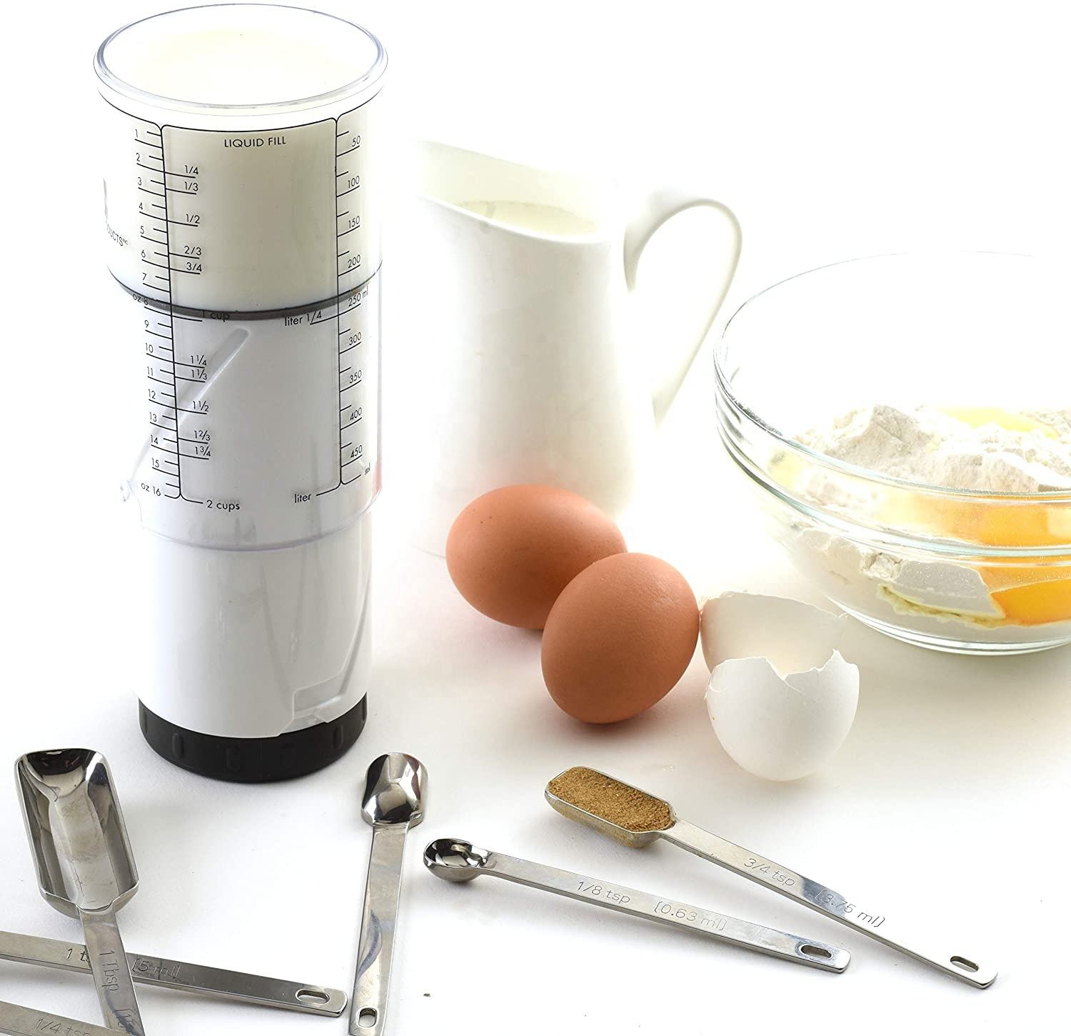 Rotating Adjustable Measuring Cups Set