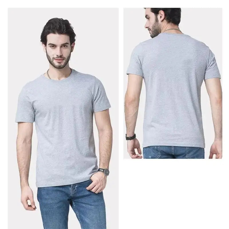 Cotton T-shirt Custom Logo Round Neck Advertising Shirt Printing Work Clothes Short Sleeve Men's T-shirt Group Culture Shirt
