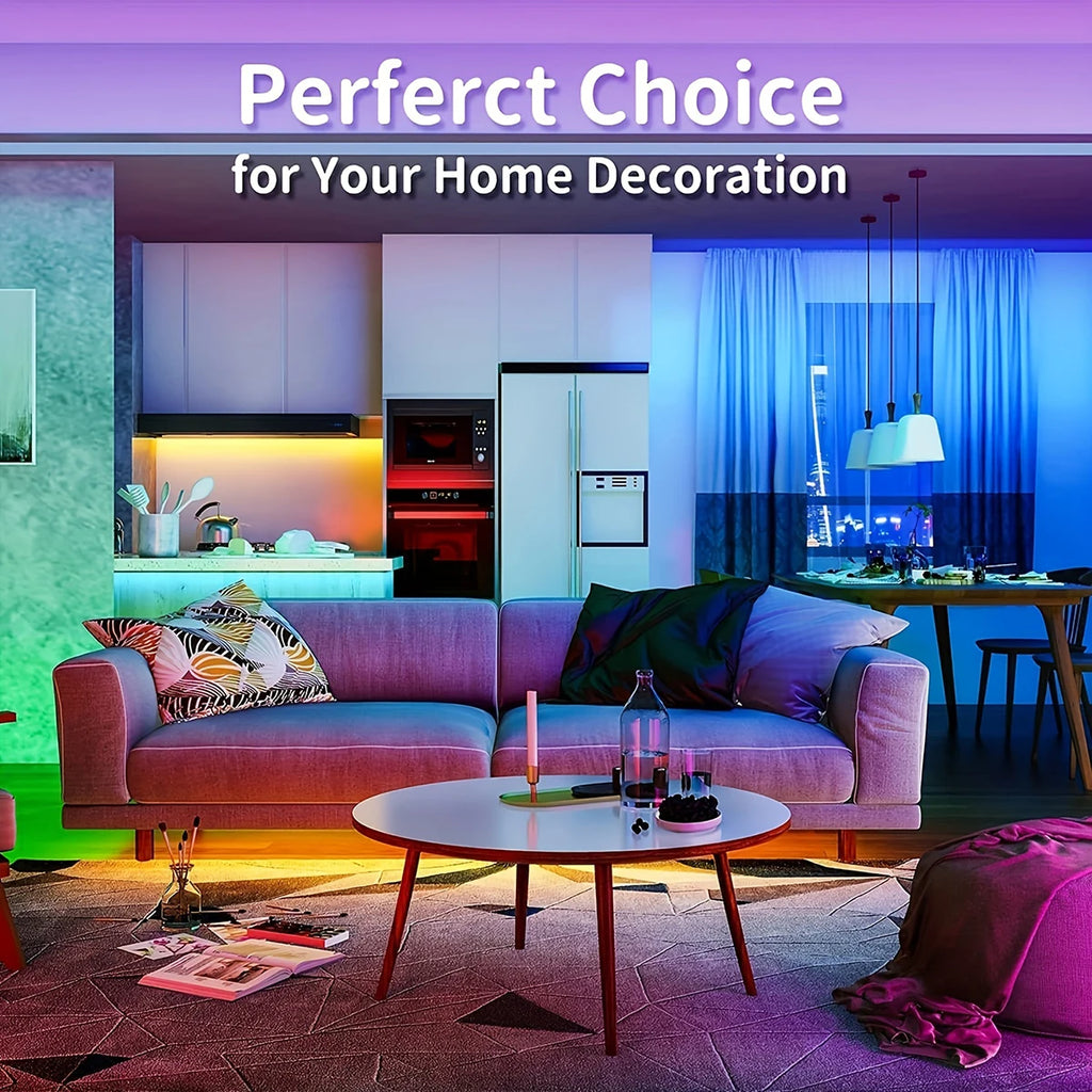 RGB LED Strip Lights with Remote Control