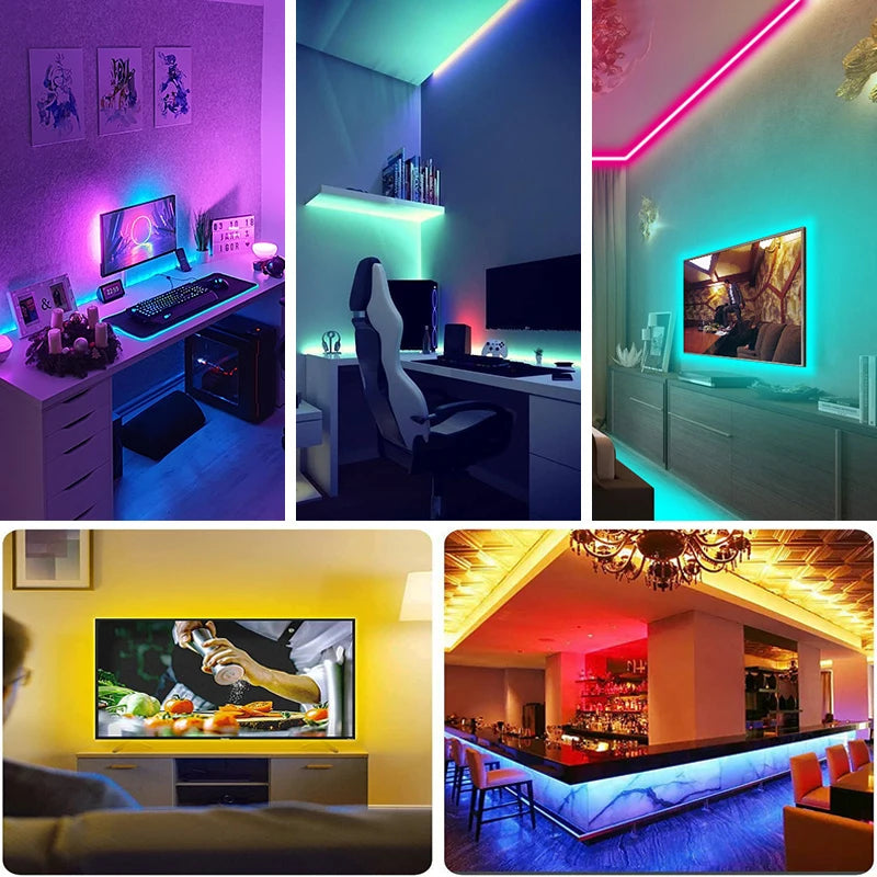 RGB LED Strip Lights with Remote Control