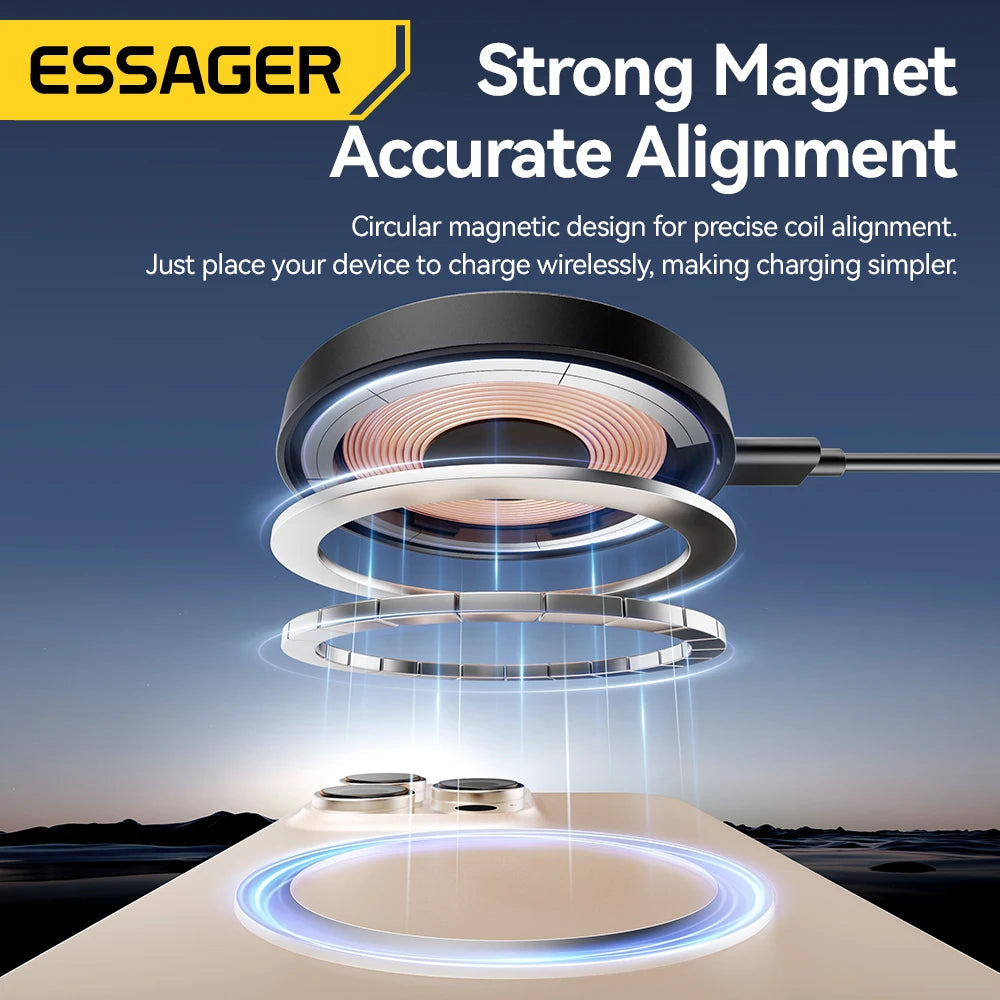 Magnetic Wireless Charger with Stand
