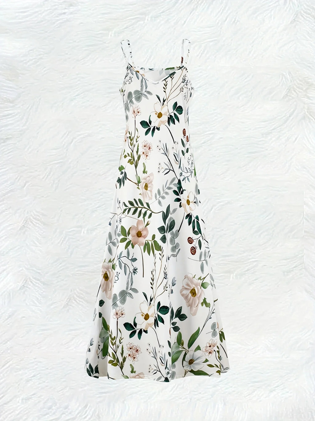 Women's Floral A-Line Summer Dress