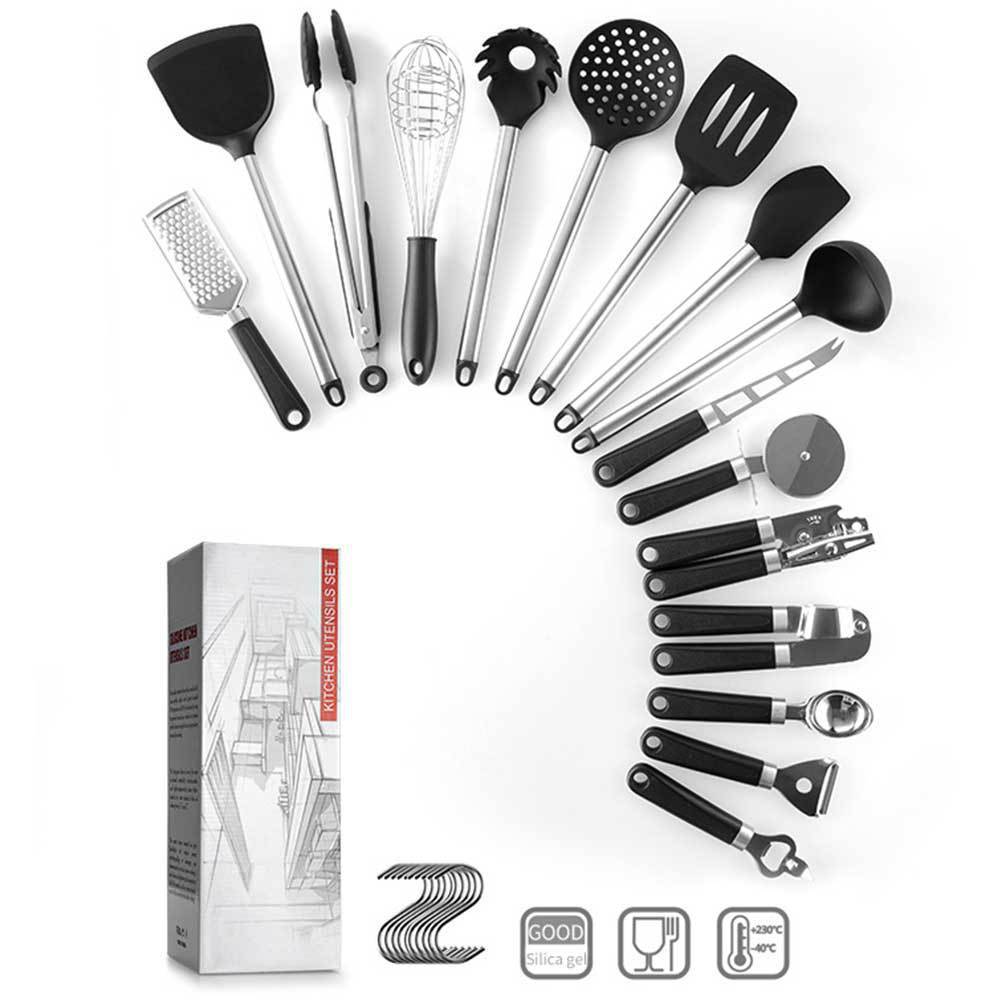 Silicone Cooking Spatula & Spoon Set